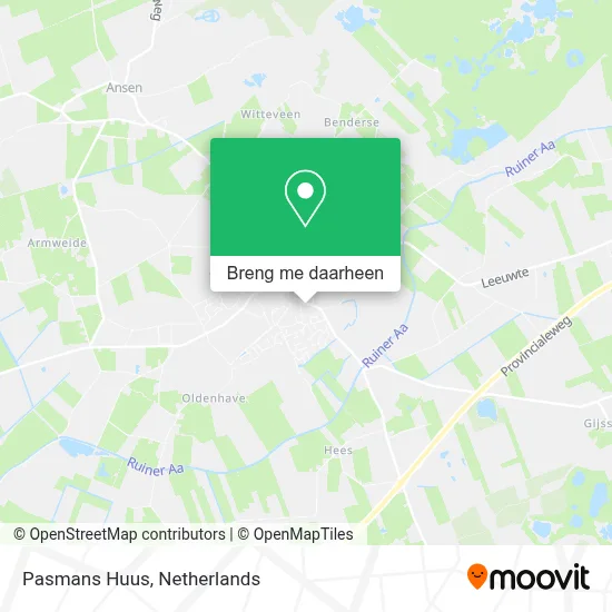 Pasmans Huus kaart