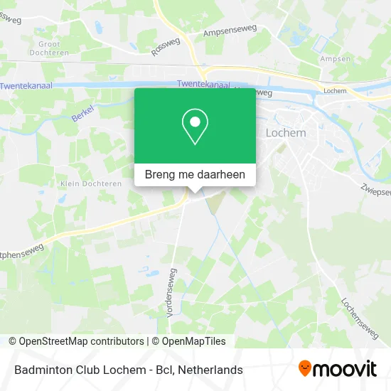 Badminton Club Lochem - Bcl kaart