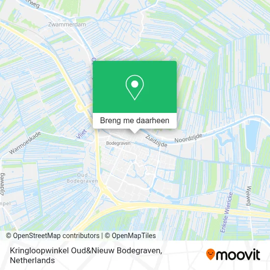 Kringloopwinkel Oud&Nieuw Bodegraven kaart