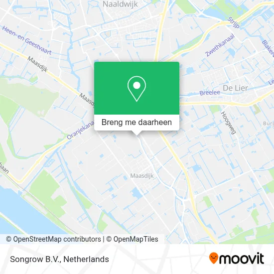 Songrow B.V. kaart