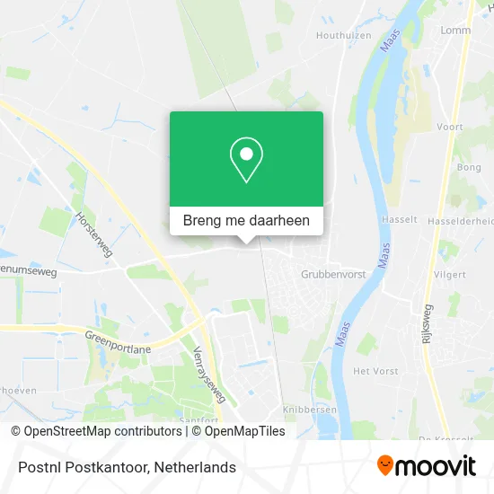Postnl Postkantoor kaart