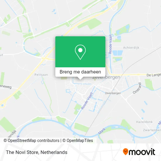 The Novi Store kaart