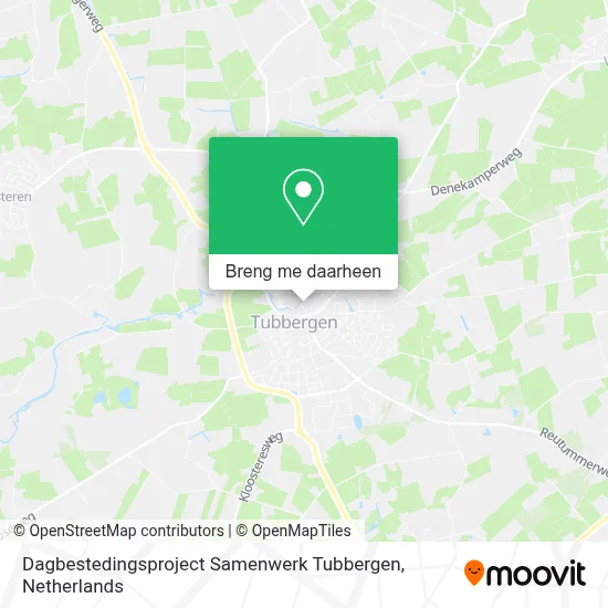 Dagbestedingsproject Samenwerk Tubbergen kaart