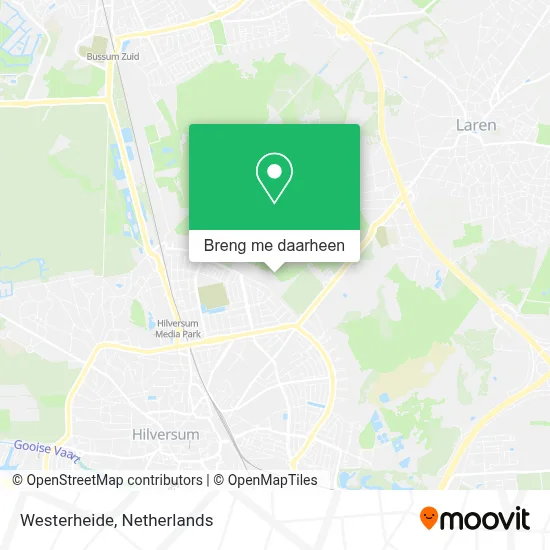 Westerheide kaart
