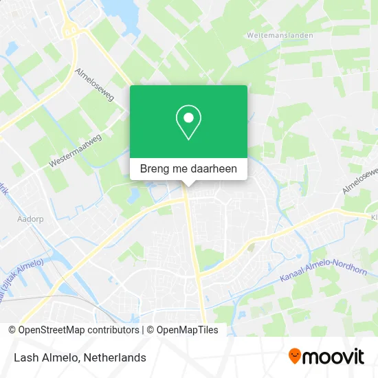 Lash Almelo kaart