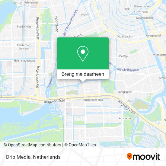 Drip Media kaart
