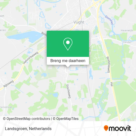 Landsgroen kaart