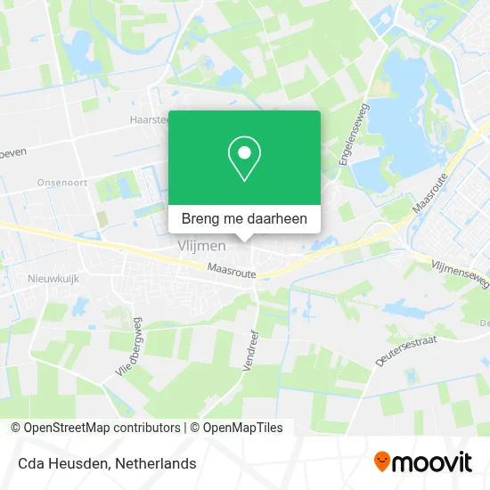 Cda Heusden kaart