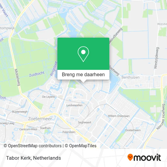 Tabor Kerk kaart