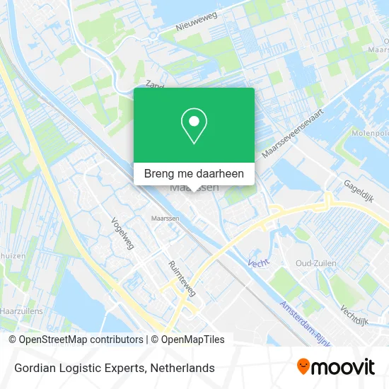 Gordian Logistic Experts kaart
