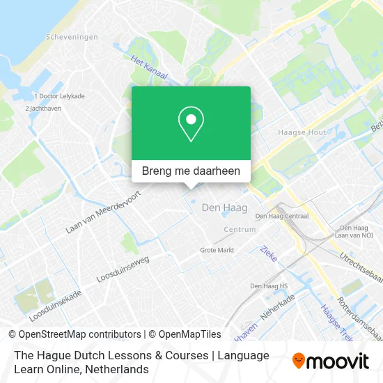 The Hague Dutch Lessons & Courses | Language Learn Online kaart