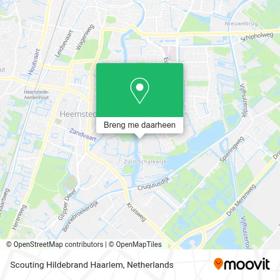 Scouting Hildebrand Haarlem kaart