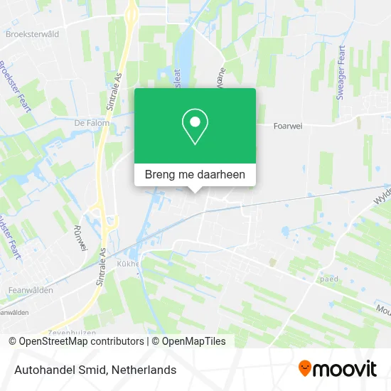 Autohandel Smid kaart
