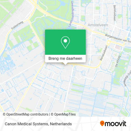 Canon Medical Systems kaart