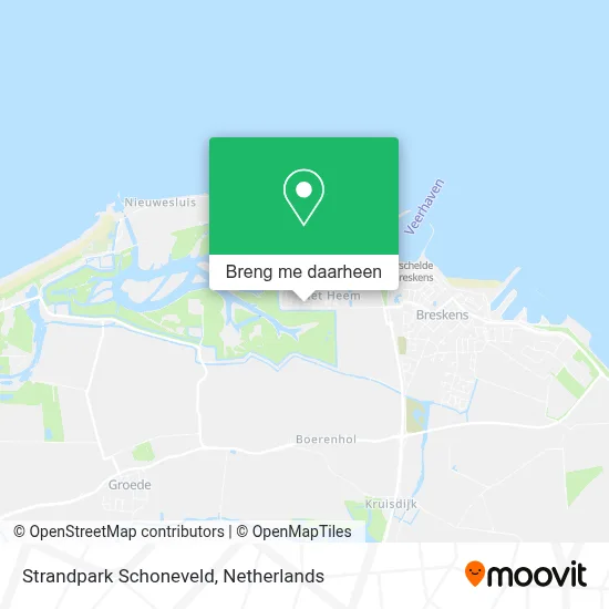 Strandpark Schoneveld kaart