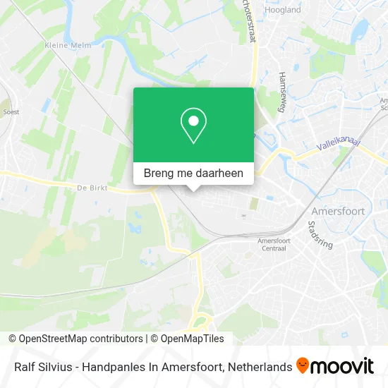 Ralf Silvius - Handpanles In Amersfoort kaart