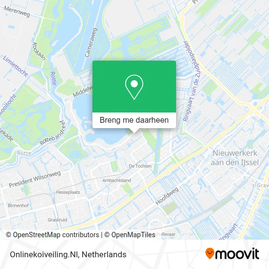 Onlinekoiveiling.Nl kaart