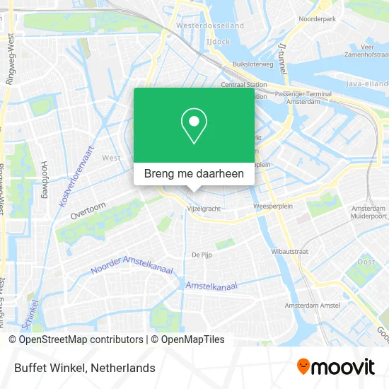 Buffet Winkel kaart
