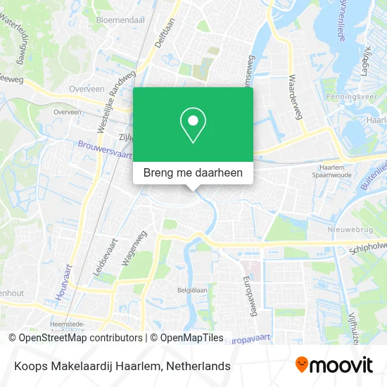 Koops Makelaardij Haarlem kaart