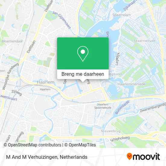 M And M Verhuizingen kaart