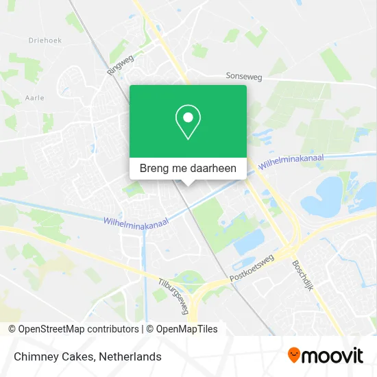 Chimney Cakes kaart