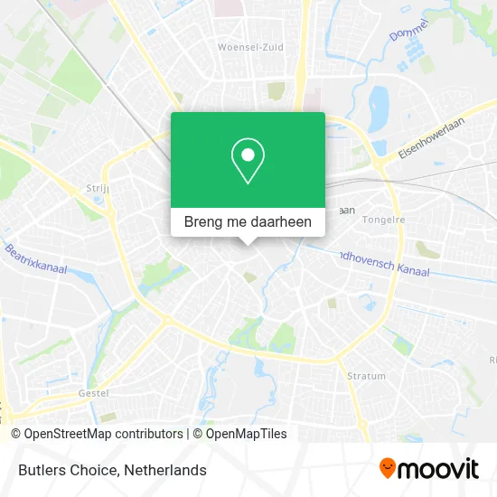 Butlers Choice kaart