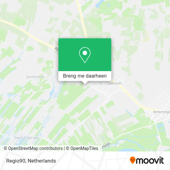 Regio90 kaart