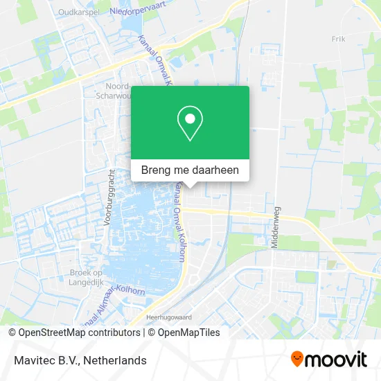 Mavitec B.V. kaart