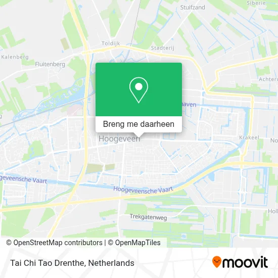 Tai Chi Tao Drenthe kaart