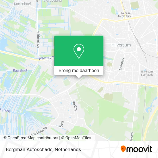Bergman Autoschade kaart