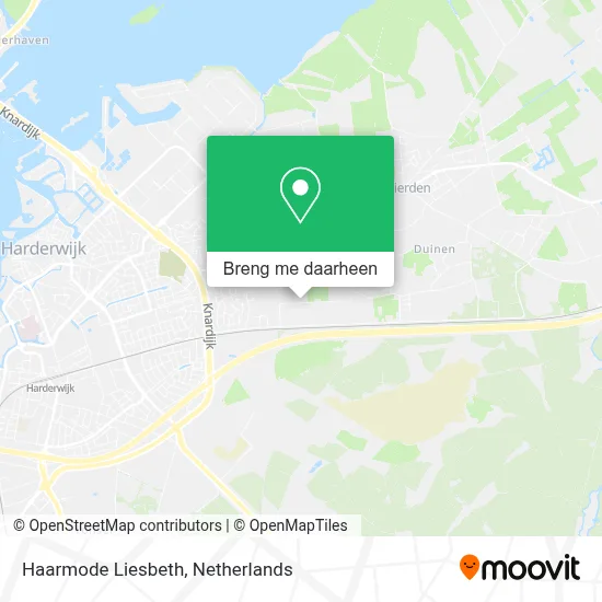 Haarmode Liesbeth kaart