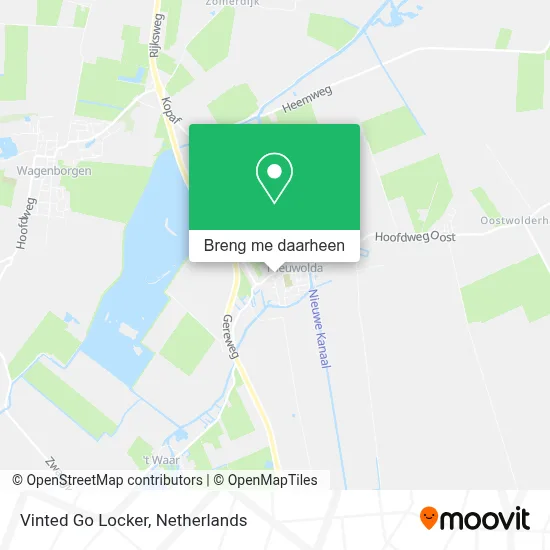 Vinted Go Locker kaart