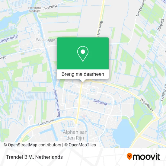 Trendel B.V. kaart
