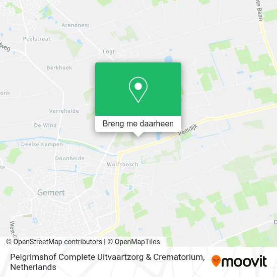 Pelgrimshof Complete Uitvaartzorg & Crematorium kaart
