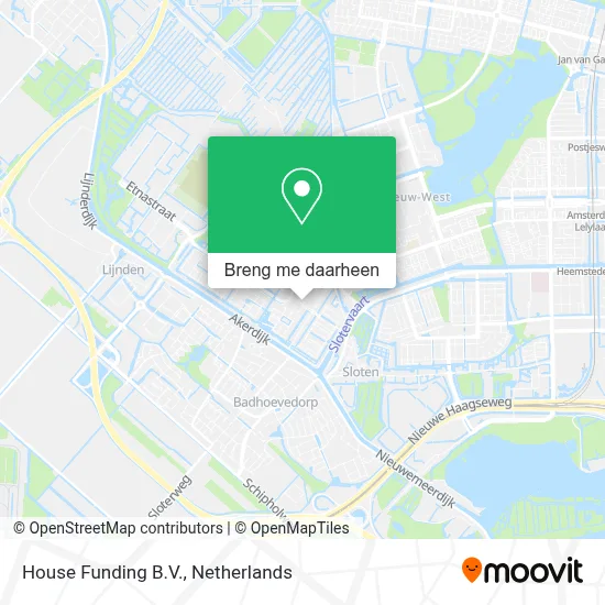 House Funding B.V. kaart