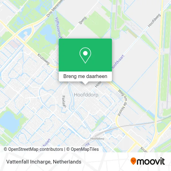 Vattenfall Incharge kaart