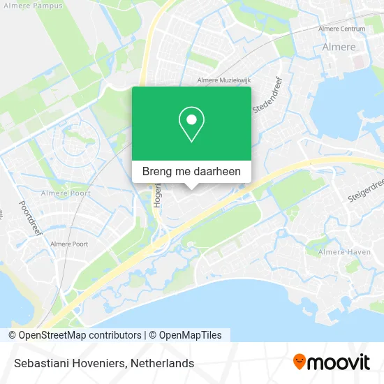 Sebastiani Hoveniers kaart