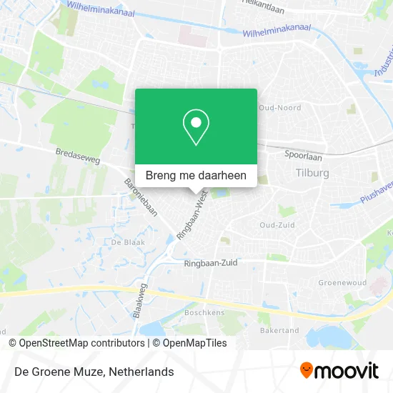 De Groene Muze kaart