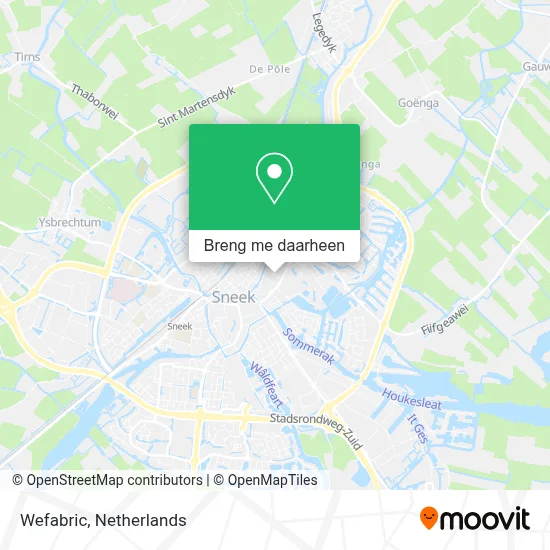 Wefabric kaart