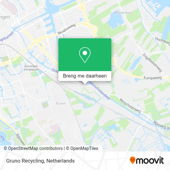 Gruno Recycling kaart