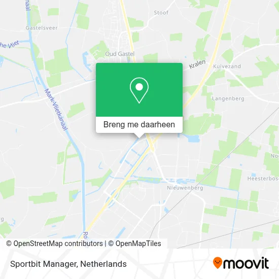 Sportbit Manager kaart