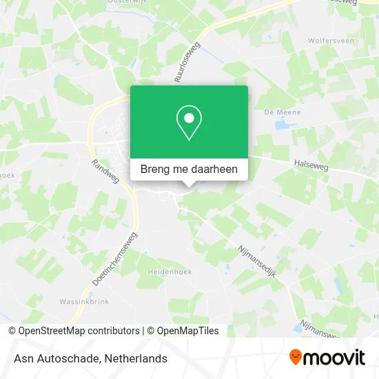 Asn Autoschade kaart