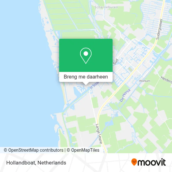 Hollandboat kaart