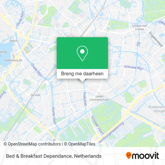 Bed & Breakfast Dependance kaart