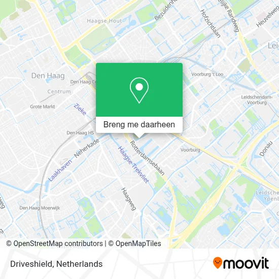 Driveshield kaart