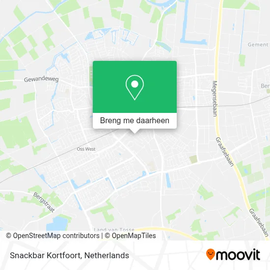 Snackbar Kortfoort kaart