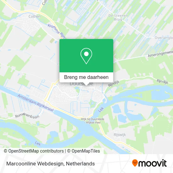 Marcoonline Webdesign kaart