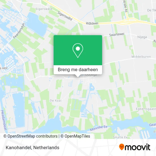 Kanohandel kaart