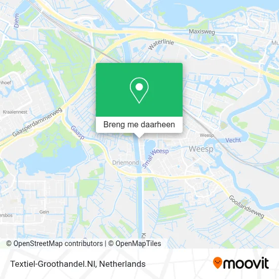 Textiel-Groothandel.Nl kaart