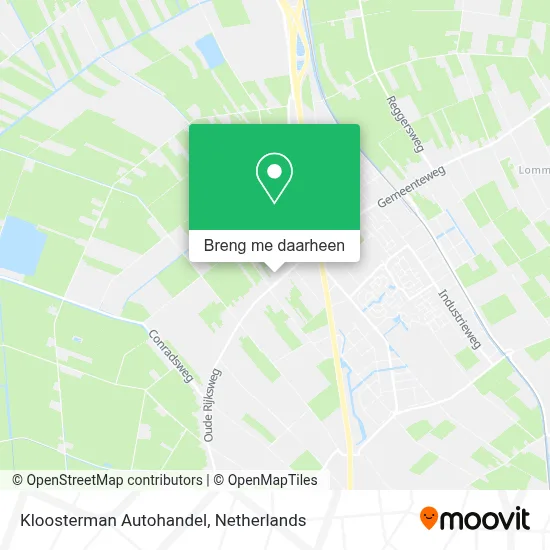 Kloosterman Autohandel kaart